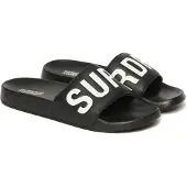 Superdry for woman. WF310229A Vegan pool flip flops Core black (38/39), Flat, None, Beachwear