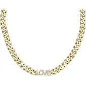 La Petite Story Letter Love Pave Halskjede