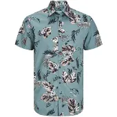 Jack & Jones Oshua Floral Kortarmet Skjorte