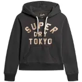 Superdry Glitter Graphic Logo Hettegenser