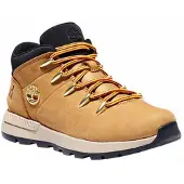 Timberland unisex for kids. TB0A2G7M2311 Leather boots Sprint Trekker Mid Lace Up yellow (22), Flat, Laces, Casual, children's fashion