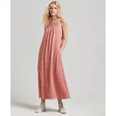 Superdry Vintage Long Halter Cami Ermeløs Kjole