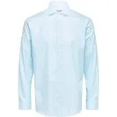 Selected Ethan Cut Away Slim Skjorte Med Lange Ermer