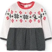 Boboli Knitwear Kjole Med Lange Ermer