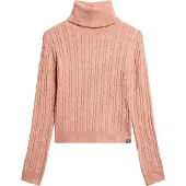 Superdry Fitted Cable Genser Med Høy Hals