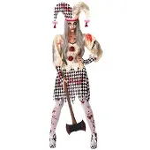 Atosa Blodig Harlekin-kostyme