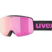 Uvex pwdr FM, Sort, Unisex, Sfærisk linse, Svart, Rosa, 1 stk