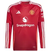 Adidas Manchester United 24/25 Hjem Junior Langarmet T-skjorte