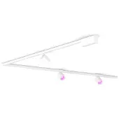 Philips Perifo L-formet Takplatesett (3 Spotlight)