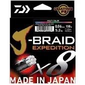 Daiwa J´braid Exp X8 300 M Flettet Fiskesnøre