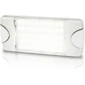 Hella Marine Duraled 50 Bred Diffusjon Hvit Lys 12w