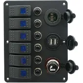 Oem Marine Panel Med 6 Brytere