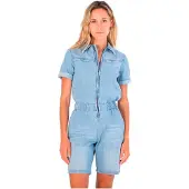 Hurley Oceancare Denim Kortermet Romper