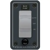 Blue Sea Systems Contura Vanntett Lensepumpe Kontrollpanel Bryter