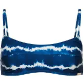 Superdry for woman. W3010368A Blue tie-dye bikini top (XL), Casual, Beachwear, Polyester