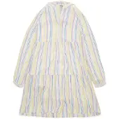 Tom Tailor Allover Printed Kjole Med Lange Ermer