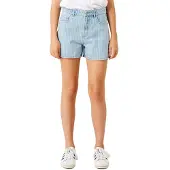 LMTD Pinizza Mom Fit Høytlivde Denimshorts