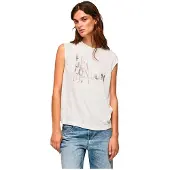 Pepe Jeans Lidia Ermeløs T-skjorte