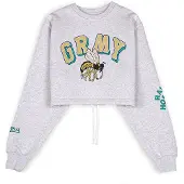 Grimey Hive Crop Heavyweight Collegegenser