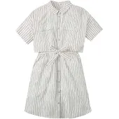 Tom Tailor 1030822 Relaxed Striped Shirt Kort Ermet Kjole
