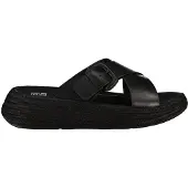 FitFlop F-mode Espadrille Buckle Leather Flatform Badesandal