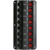 Talamex Bryterpanel Wave Design 8 Brytere 12v