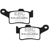 EBC Fa-series Organic Scooter Fa631 Bremseklosser