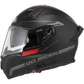 Nzi Go Rider Stream Solid Fullface-hjelm