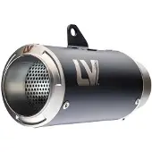 Leovince Corsa Black Edition Kawasaki 15404b Ikke-godkjent Lyddemper