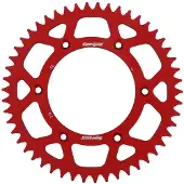ItalyRacing Aluminium 50d Ral210x50red Bakre Tannhjul