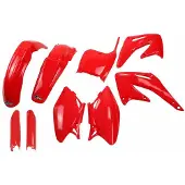 Ufo Honda Crf 450r 2002-2003 Hokit106f-070 Fork Protectors & Plastsett