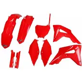 Ufo Honda Crf 250rx/450rx 2019-2021 Hokit120f-070 Fork Protectors &amp; Plastsett