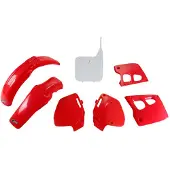 Ufo Honda Cr 125 1991-1992 Hokit097-999w Plastsett