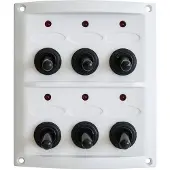 A.a.a. 6 Bryter Elektrisk Panel 15a 12v