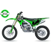 Ufo Stokes Kawasaki Kxf 250 21-22 Plastsett