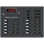 Blue Sea Systems Dc-panel 13 Posisjon Med Multimeter