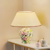 MENZEL Blomsterinspirert bordlampe Living