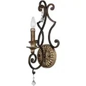 QUOIZEL Vegglampe Marquette i antikk stil