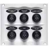 Bep Marine Vanntett Panel Med 6 Brytere