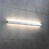 MCJ Mera LED-vegglampe, bredde 120 cm, aluminium, 3000K