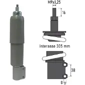 Bcr Piaggio Vespa Px/pxe 125 Cc Framstøtdemper