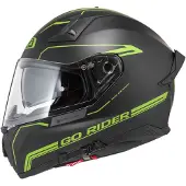 Nzi Go Rider Stream Solid Fullface-hjelm