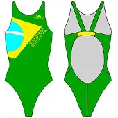Turbo Brazilian Flag Pro Resist Badetøy