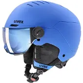 Uvex HELMET ROCKET JR VISOR BLUE MAT (S566263200*) - 54-58