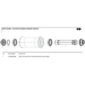 Zipp Nsw Cognition Forhjulsaksel