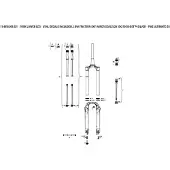RockShox Silver Pike Ultimate B3 Flask Gaffel Senkes