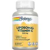 Solaray Liposomal Vitamin C 500mg Kapsler 100 Enheter