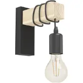 Eglo TOWNSHEND Vegglampe - Sort