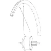 Mavic Rear Ksyrium S Disc Ebm Landeveissykkel Felg