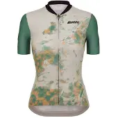 Santini Marble Slim Fit Kort Ermet Trøye